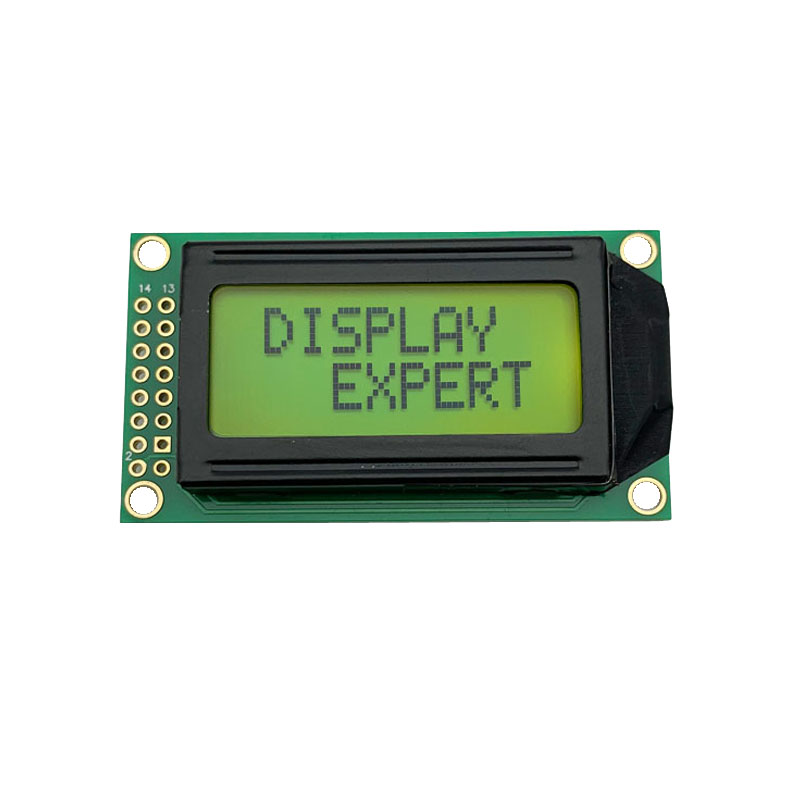 Моно LCD дисплеј со карактери